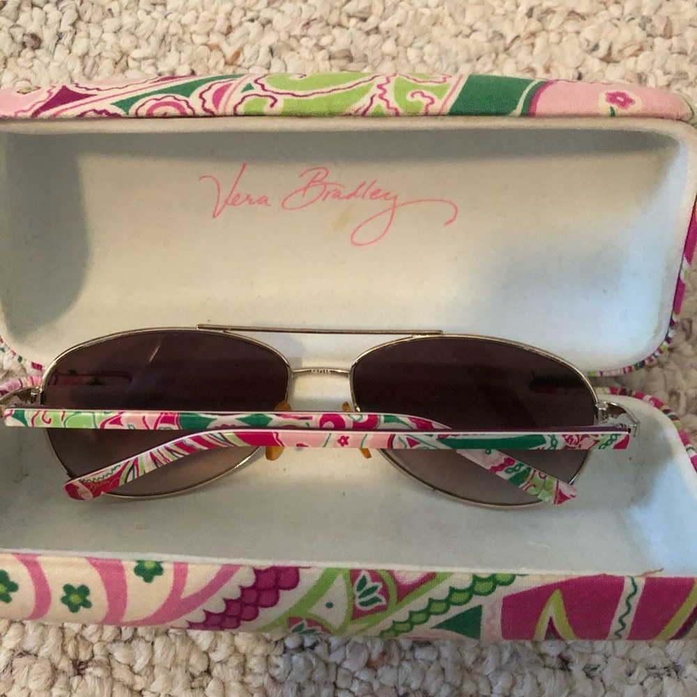 Vera Bradley sunglasses and case